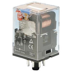 OCTAL BASE POWER RELAY WITH MECHANICAL I